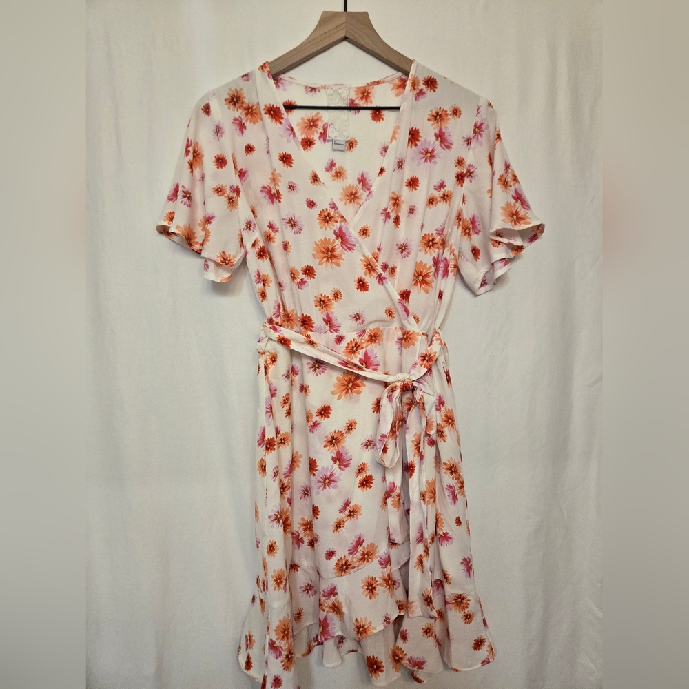 Women's Sadie & Sage Short Sleeve Floral Print Dress Size XL